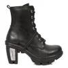 Bottines Gothiques New Rock Noires M.NEOTR008-S1 -DISCOBOLE Soldes zz